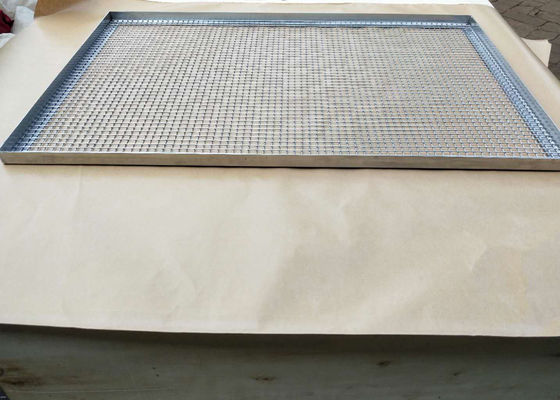 High Strength Baking Bread Galvanolysis Stainless Steel Wire Mesh Trays