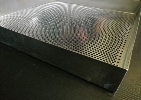Air Dry 600x400mm Round Hole Metal SGS Stainless Mesh Tray